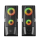 Głośnik komputerowy RAMPAGE RMS 2.0 RGB 30dB (czarne) RMS-X9